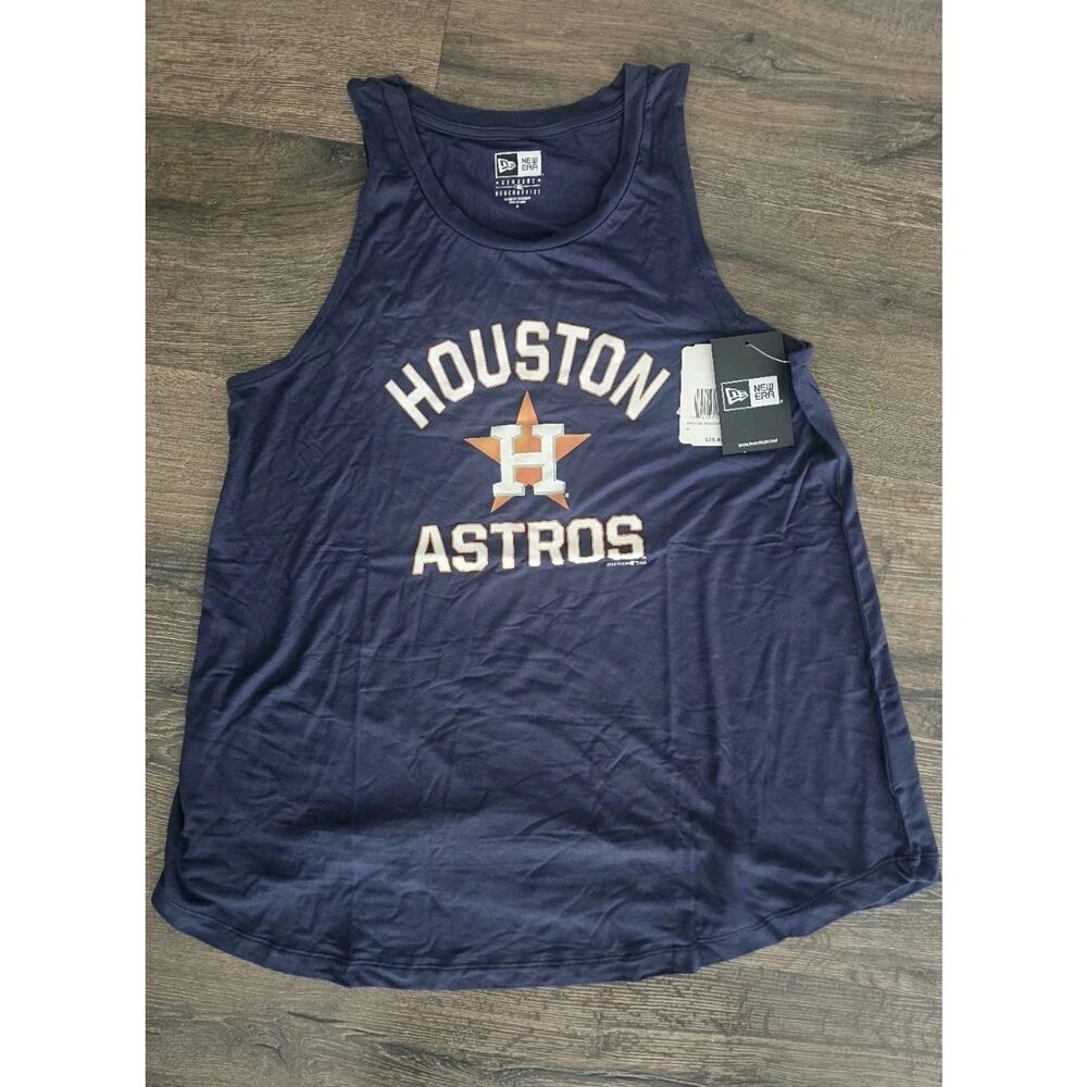 New Era Mens Houston Astros Navy MLB Team Tank Top Size M NWT